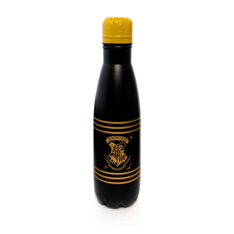 Harry Potter - Black And Gold Metal Drinks Bottle - قارورة